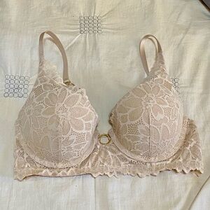 Lace Aerie Pusb Up Bra - 34 C